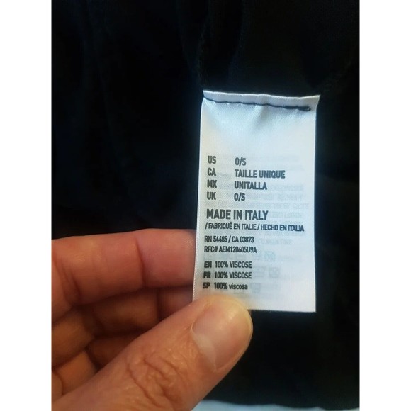 Dont Ask Why Womens Button Down Shirt Blouse One Size Made Italy Short Sleeve - Picture 10 of 12